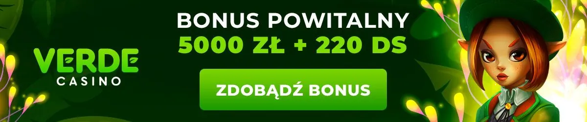 Verde Casino – bonus powitalny